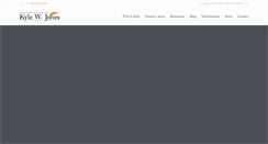 Desktop Screenshot of kwjoneslaw.com